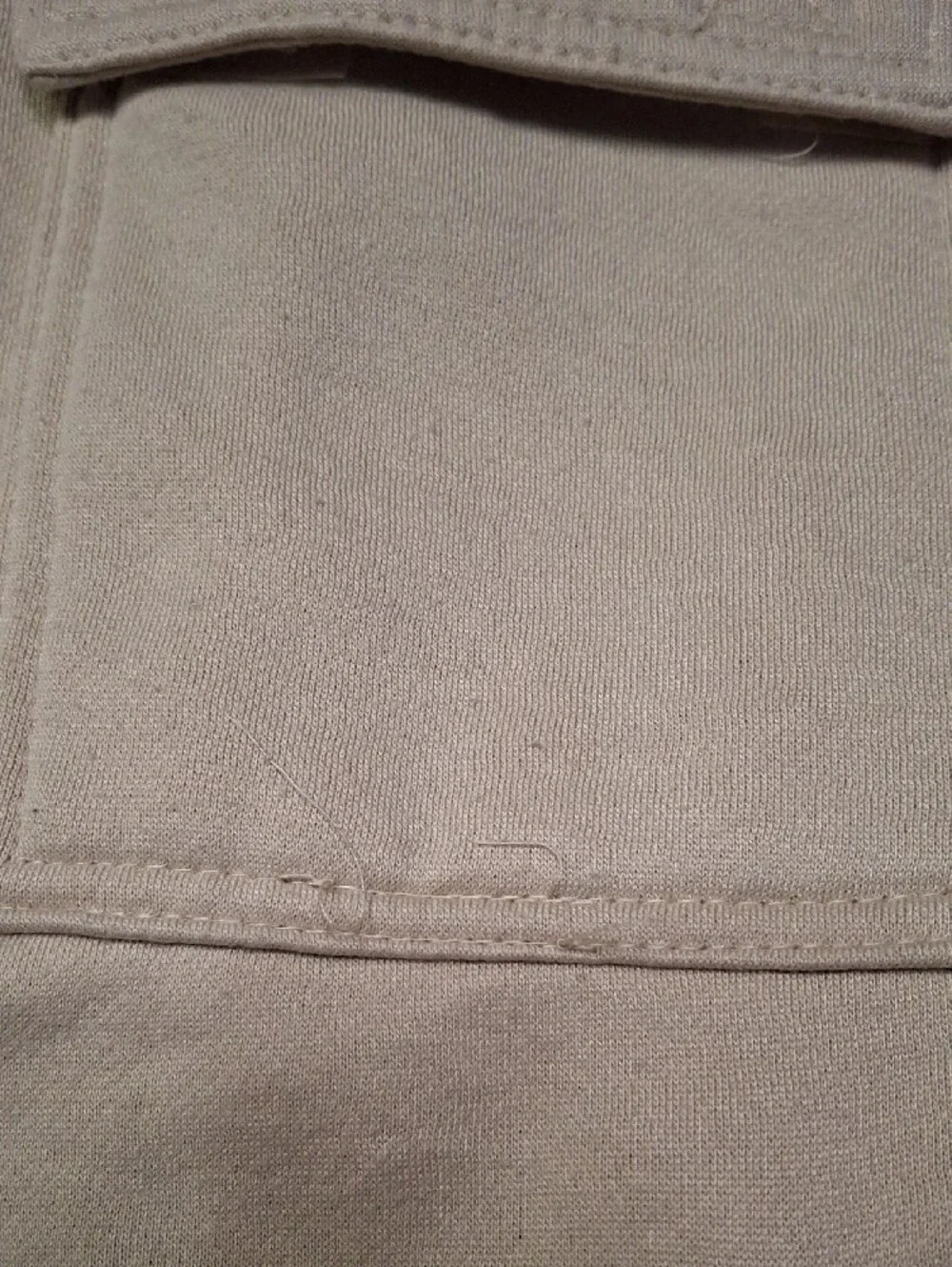 Men's Cargo Sweatshorts in Tan with Drawstring Waist